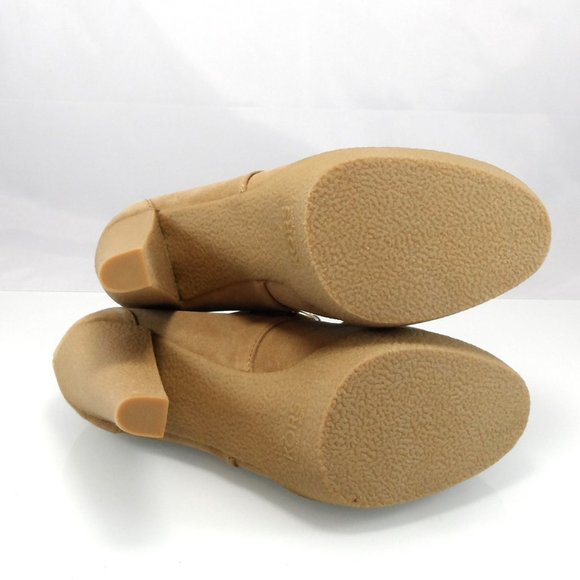 NIB$195 KORS Michael Kors Dusty Laced Pump Vintage Platform Heels Bootie 8.5 - Picture 10 of 12